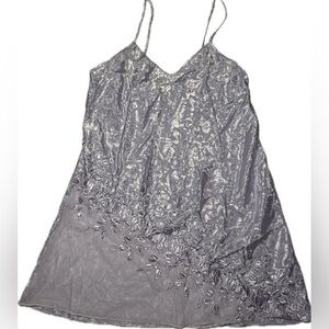 Vintage Dentelle Lilac Slip with floral pattern 🌿